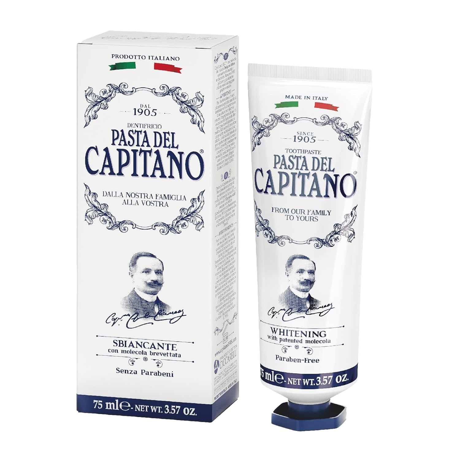 Pasta del Capitano Bělící zubní pasta oxyaction 75 ml
