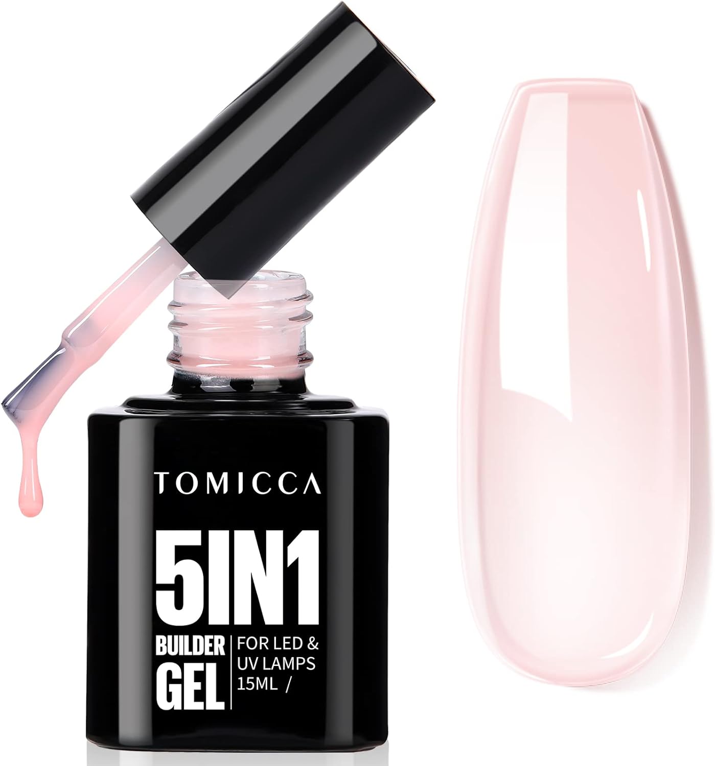 TOMICCA 5-in-1  BG112 Builder Gel na gelové nehty 15 ml