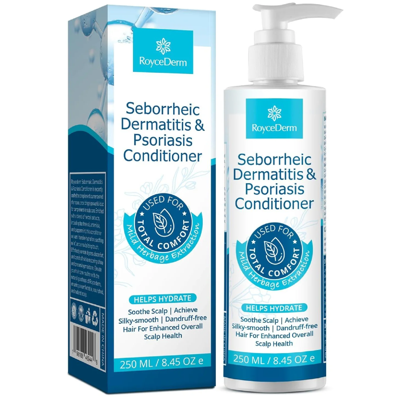 RoyceDerm Seborrheic Dermatitis & Psoriasis Conditioner 250 ml