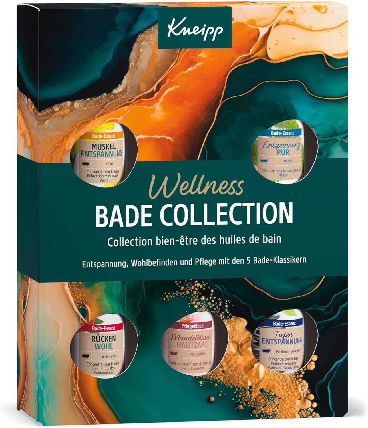 KNEIPP Dárková sada Oleje do koupele 5x20ml