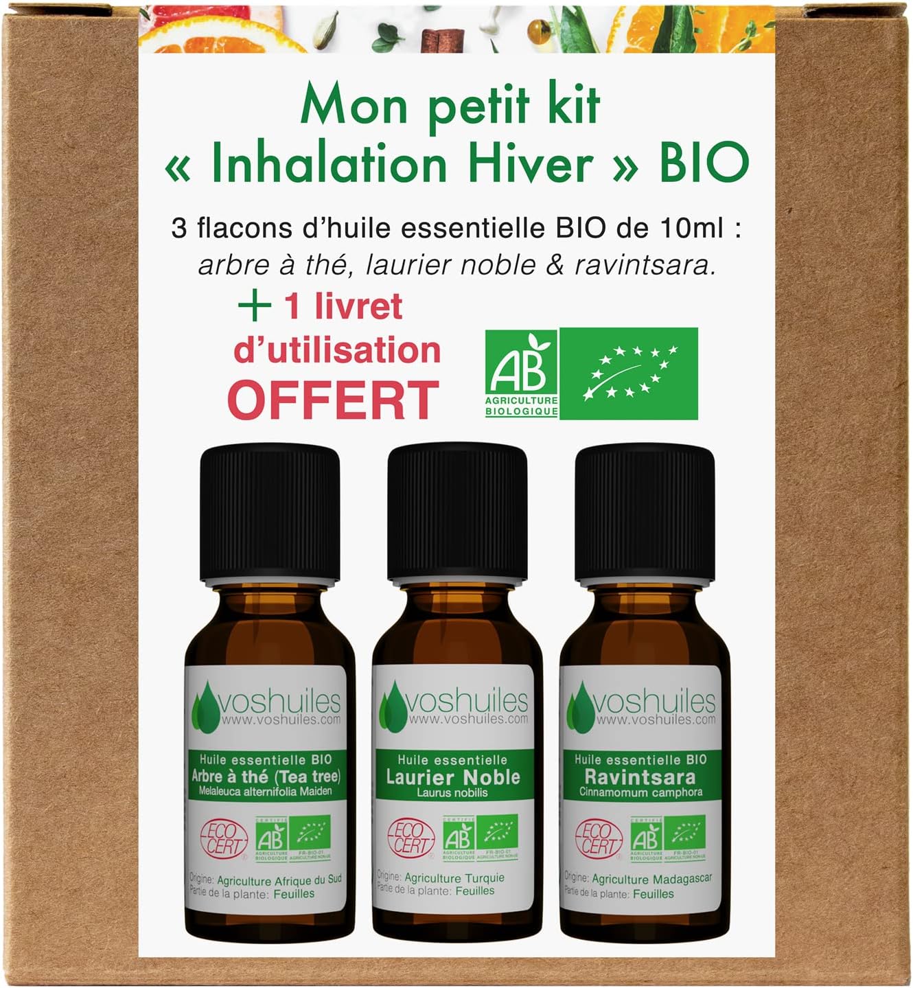 VOSHUILES 3 x 10 ml – Moje malá zimní inhalace