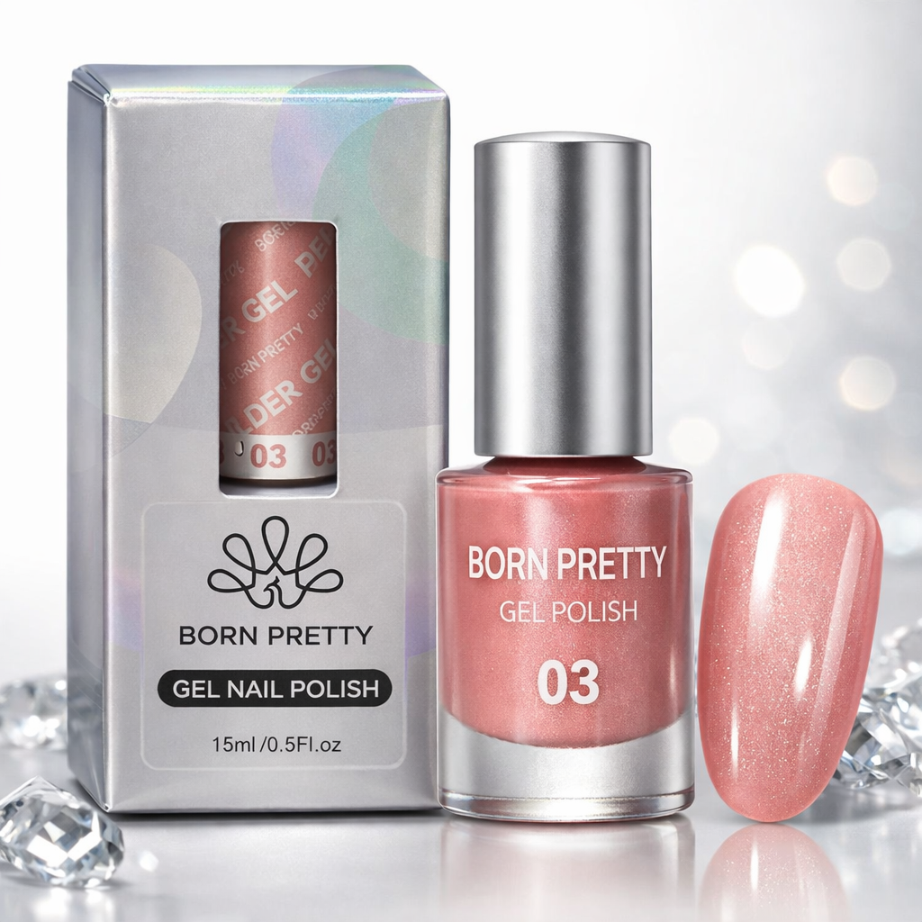 Levně BORN PRETTY Gel Nail Polish – gelový lak na nehty 15 ml (odstín 03)