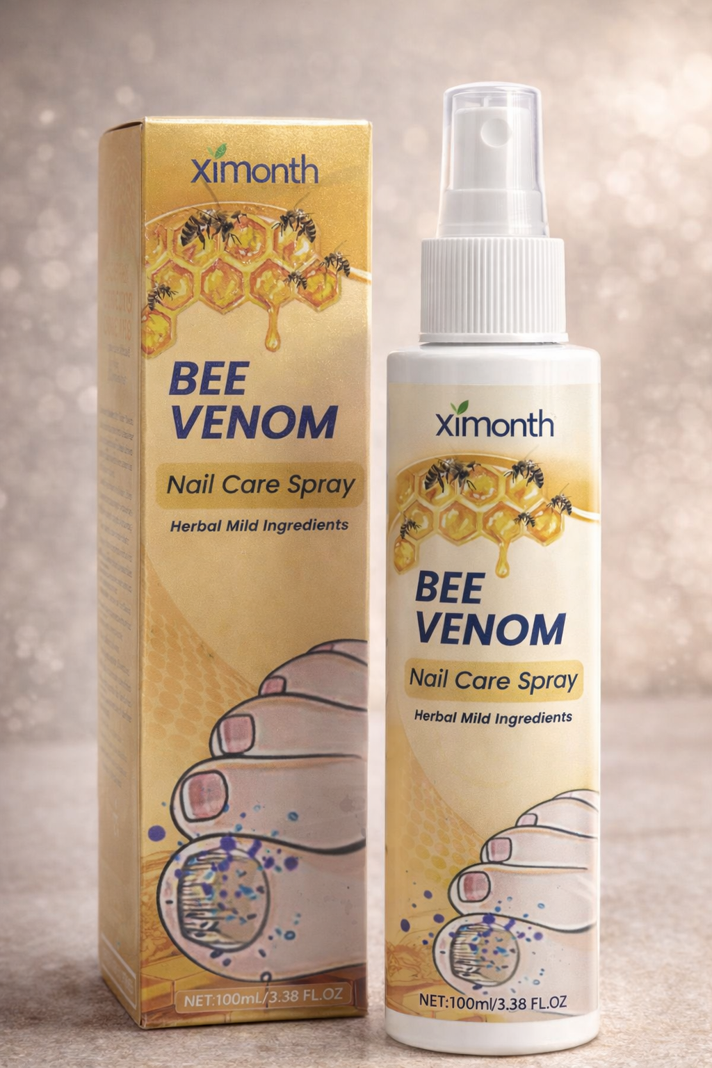 Sprej na nehty Ximonth Bee Venom 100 ml