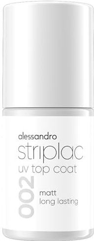 Alessandro Striplac Vrchní lak na nehty UV Top Coat Matt 6,5 ml