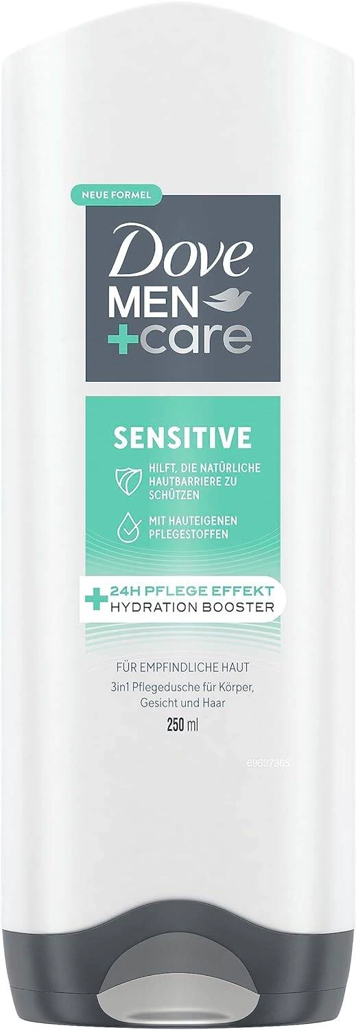 Dove Men+Care Sensitive 3v1 sprchový gel 250 ml