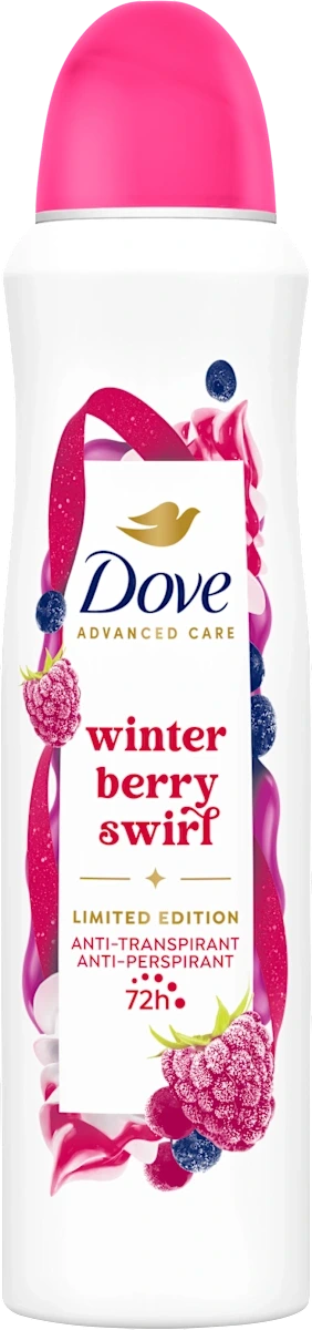 Dove Advanced Care Winter Berry Swirl – dámský antiperspirant ve spreji 150 ml