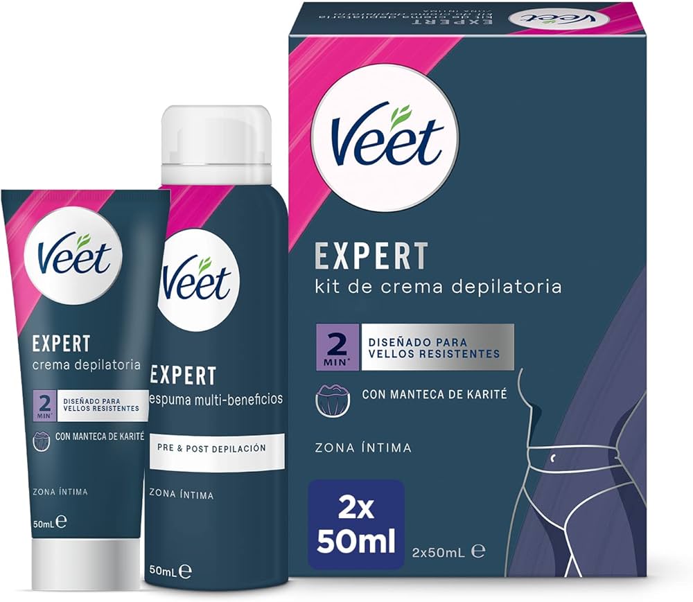 Veet Expert – set pro depilaci intimních partií 2 × 50 ml