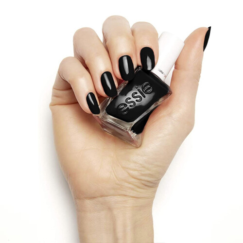 Essie Gel Couture – lak na nehty (černý) 514 Like It Loud  13,5ml