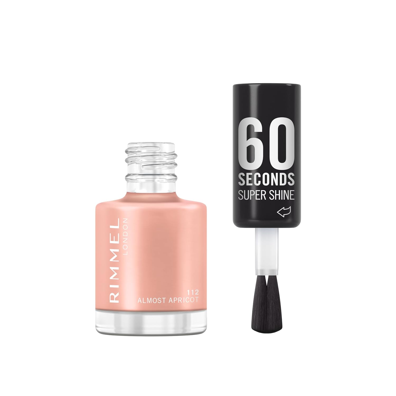 Rimmel 60 Seconds Super Shine Nail Polish – 112 Almost Apricot – 8 ml