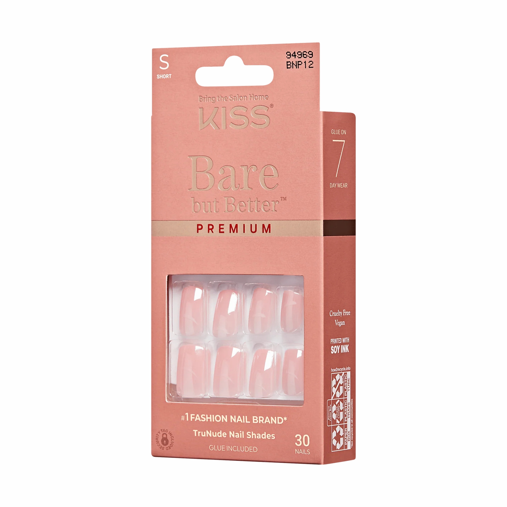 KISS Bare But Better Premium 94969 „Intro“ – umělé nehty 30ks