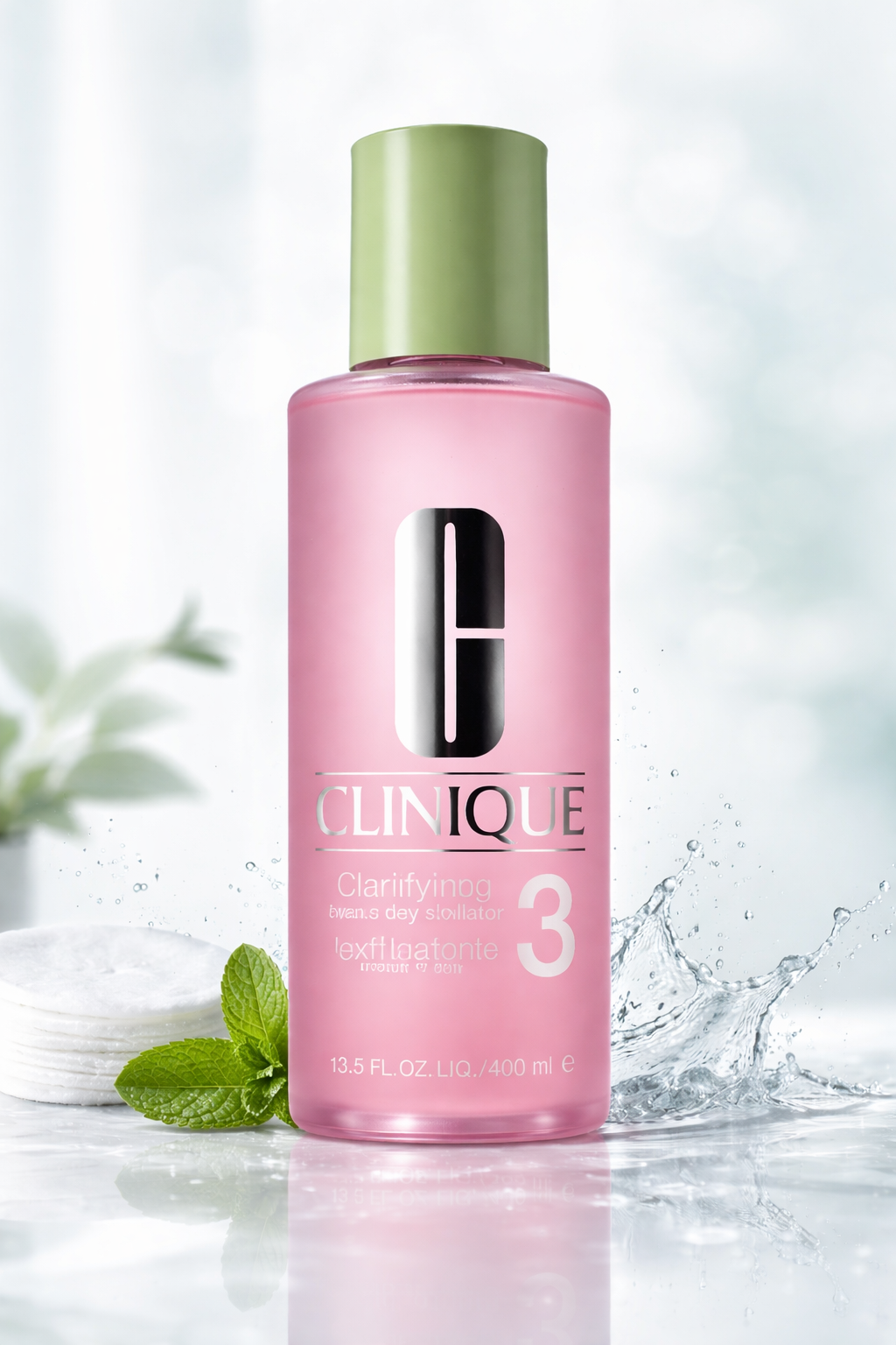 Clinique Clarifying Lotion 3 – Exfoliační pleťové tonikum pro smíšenou až mastnou pleť 400 ml