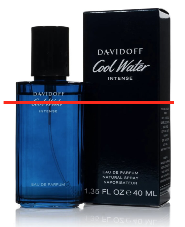Davidoff Cool Water Intense EDP, 40 ml (chybí část obsahu)