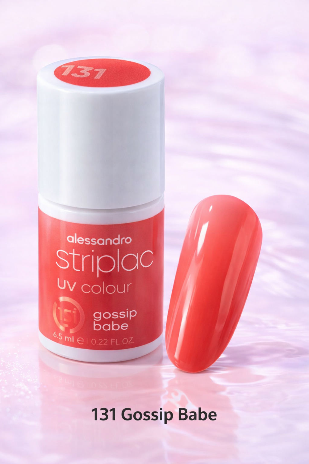 alessandro Striplac UV Colour – Gossip Babe Barevný slupovací UV lak na nehty 6,5 ml