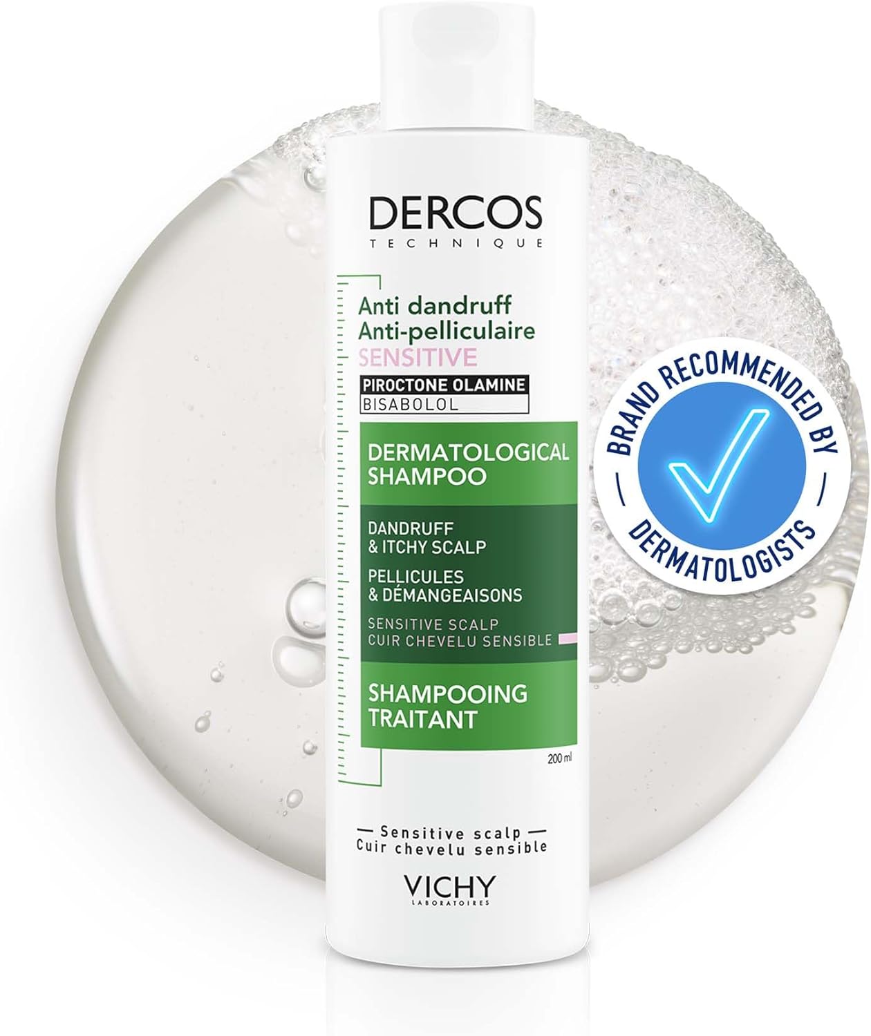 VICHY DERCOS Šampon proti lupům 200ml