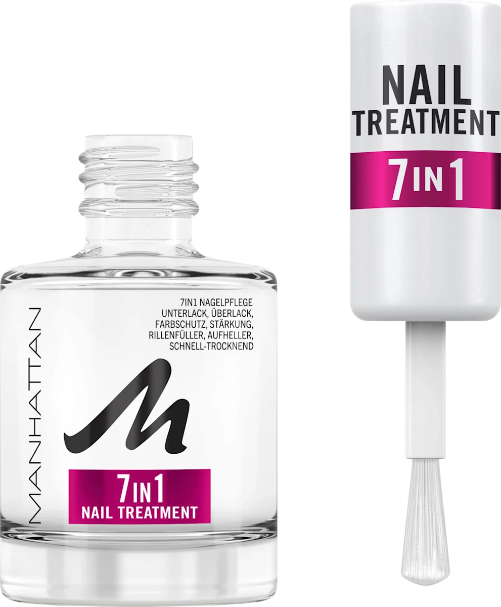 Manhattan Cosmetics Nail Treatment 7v1 Multi Benefit – podkladový a vrchní lak 12ml