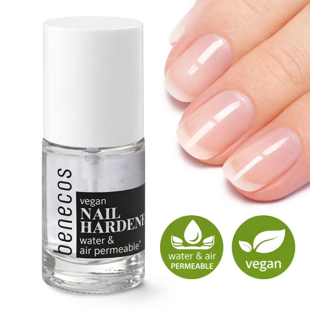 benecos Vegan Nail Hardener – zpevňující lak na nehty 5ml
