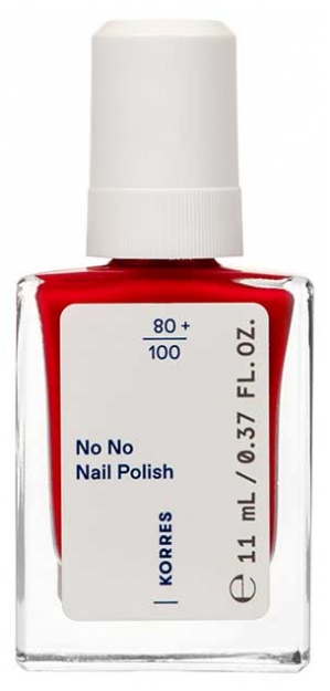 Levně KORRES No No Nail Polish – odstín 48 Korálová červená, 11 ml