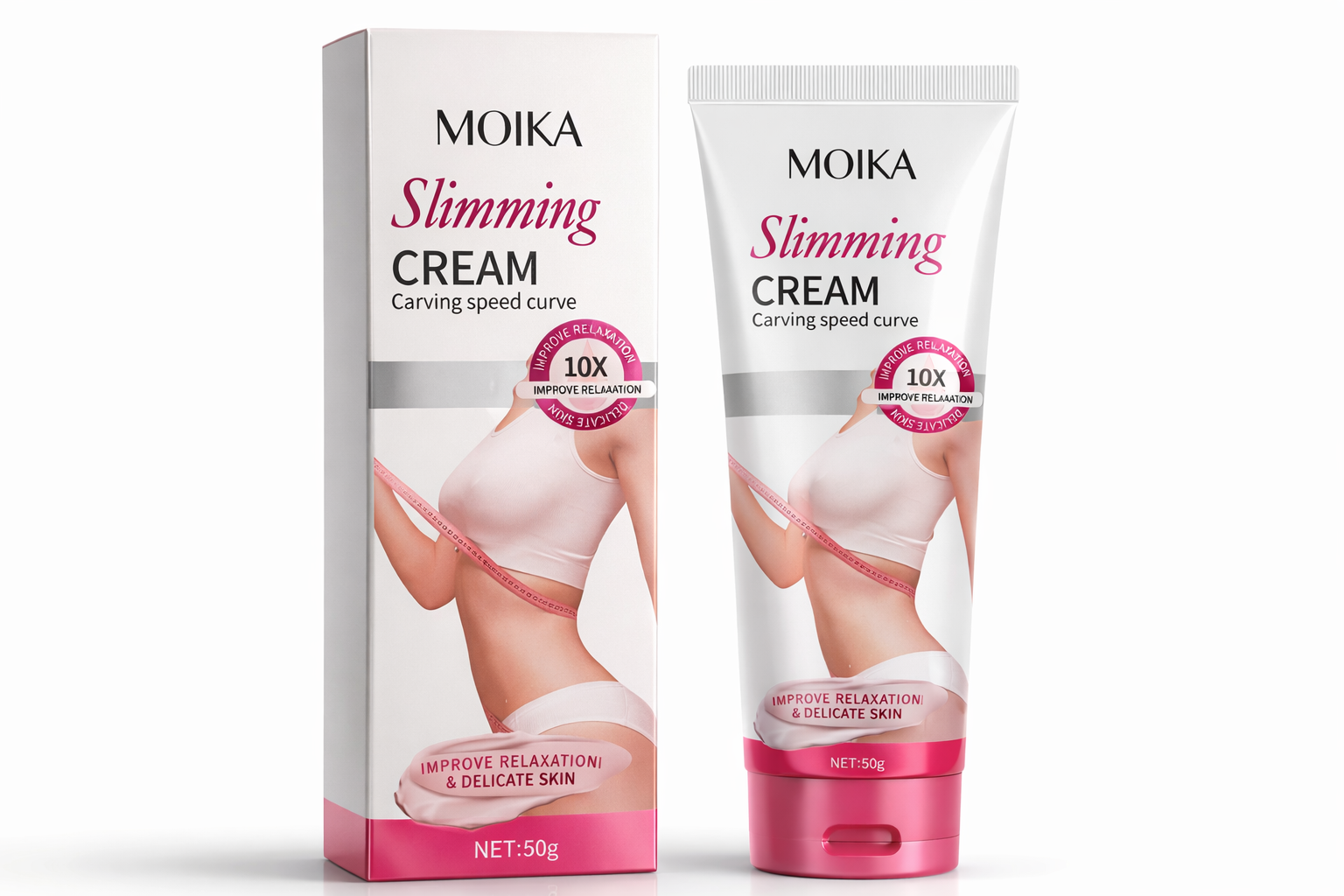 Levně MOIKA Slimming Cream – zeštíhlující a modelační krém (50 g)