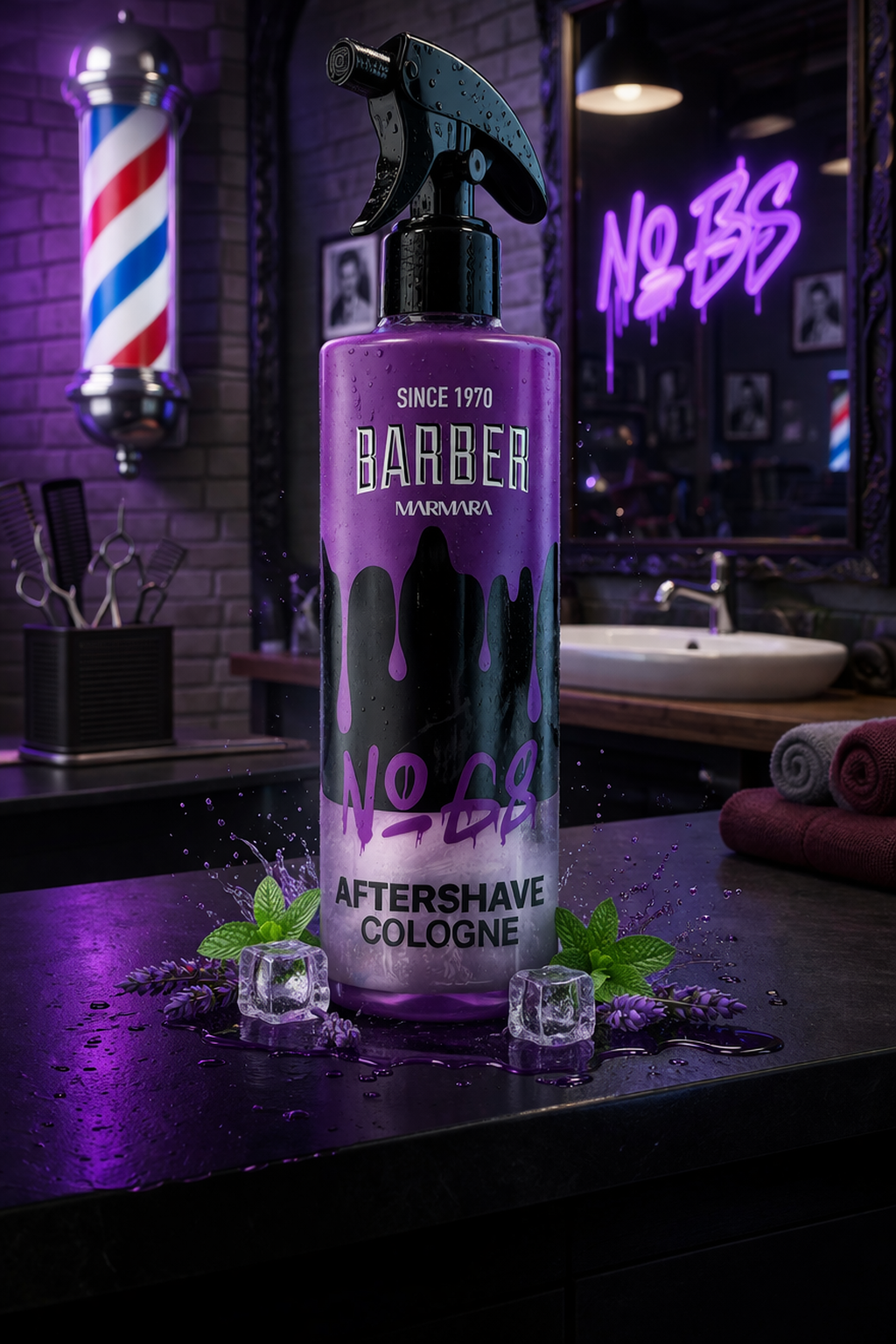 Marmara Barber No. 68 Aftershave Cologne – voda po holení (400 ml)