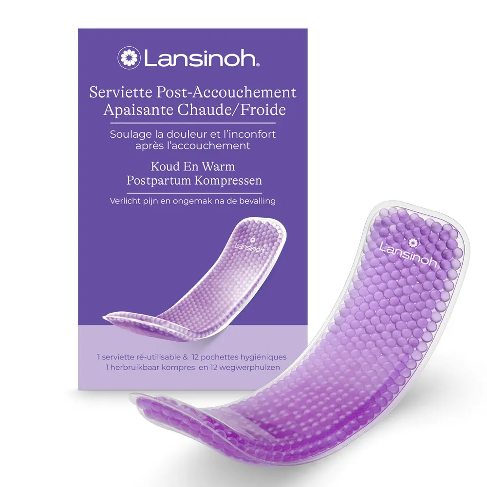 Lansinoh – Opakovaně použitelný flexibilní zklidňující obklad po porodu (teplý/studený)