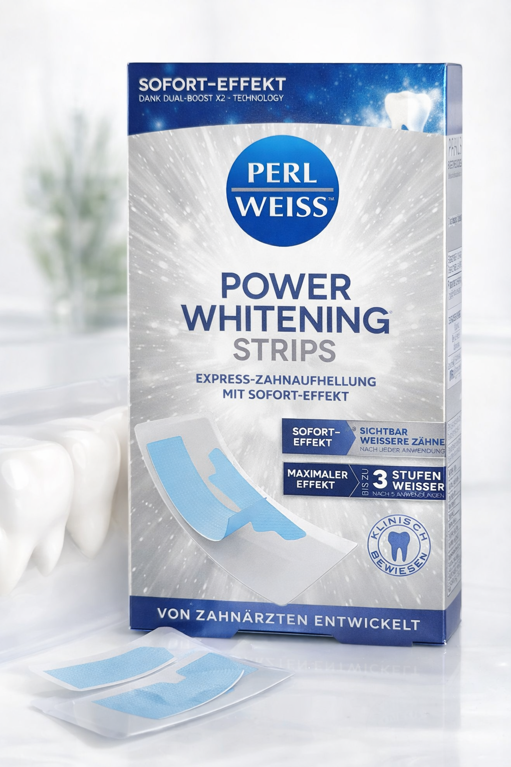 Perl Weiss Power Whitening Strips – bělící pásky na zuby exp. 03/26