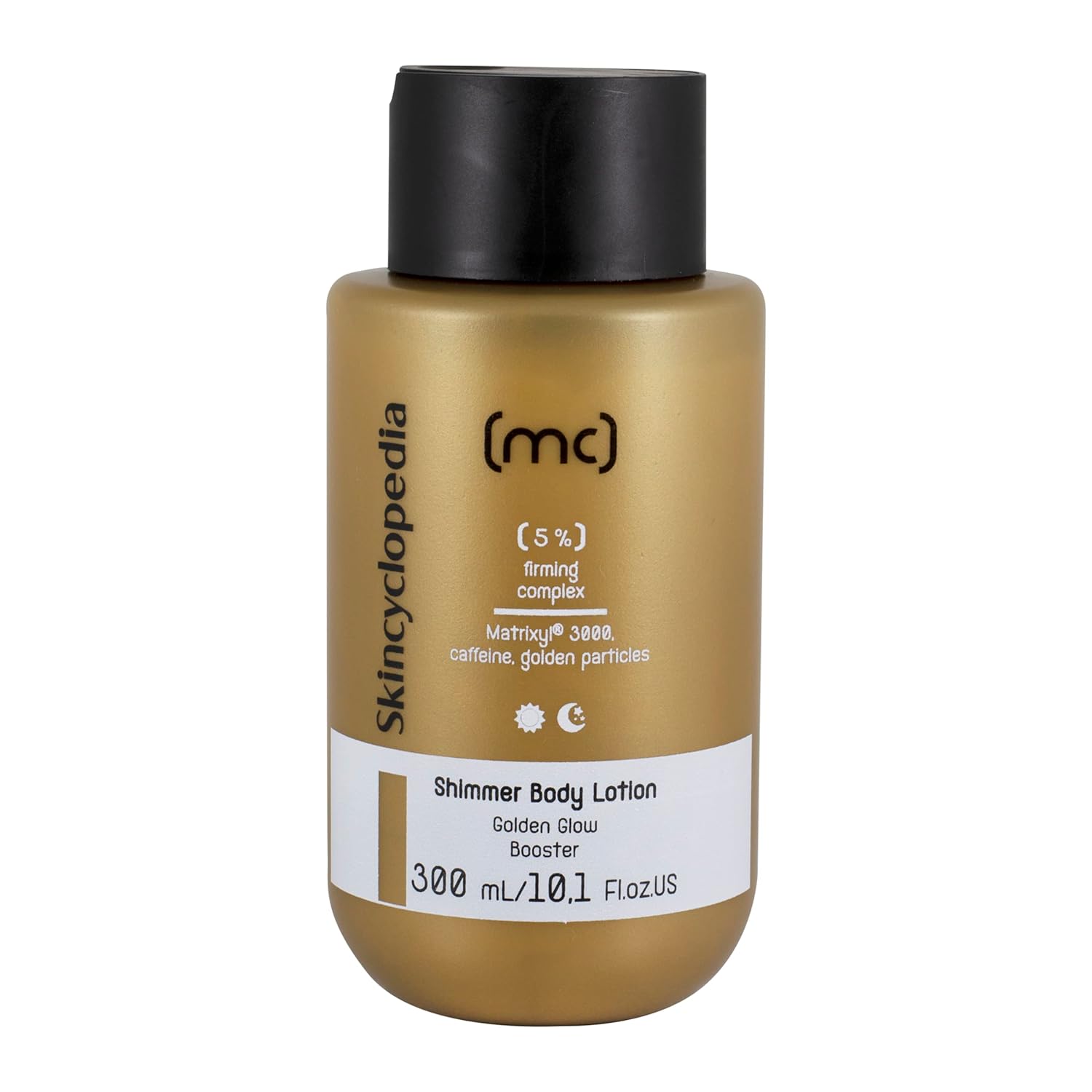 Skincyclopedia Zpevňující tělové mléko s matrixylem a zlatými třpytkami 300 ml, EXP: 04/2026