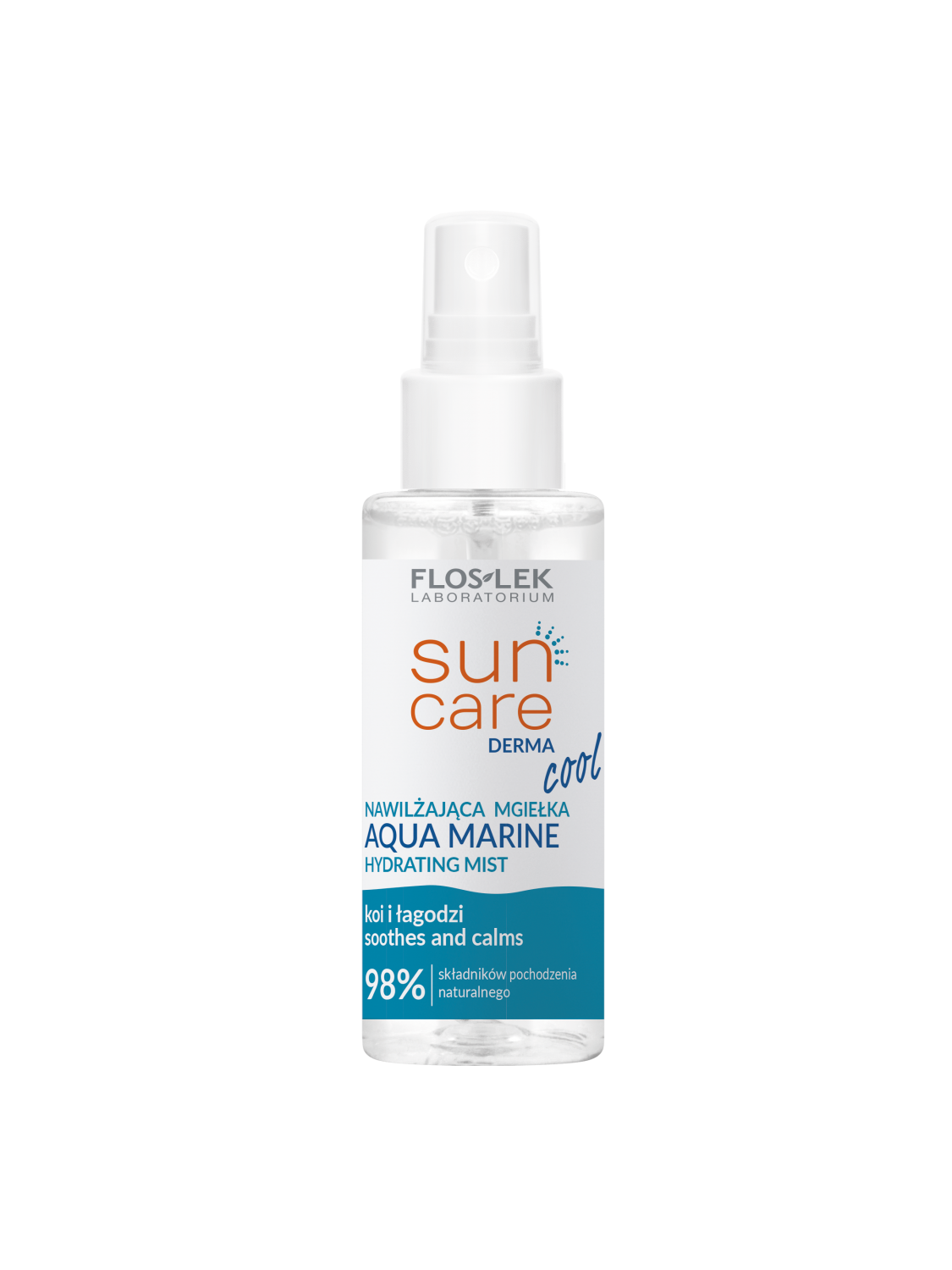 Levně FLOSLEK Sun Care Derma Cool Aqua Marine – hydratační zklidňující mlha na pokožku (95 ml) exp.: 03/26