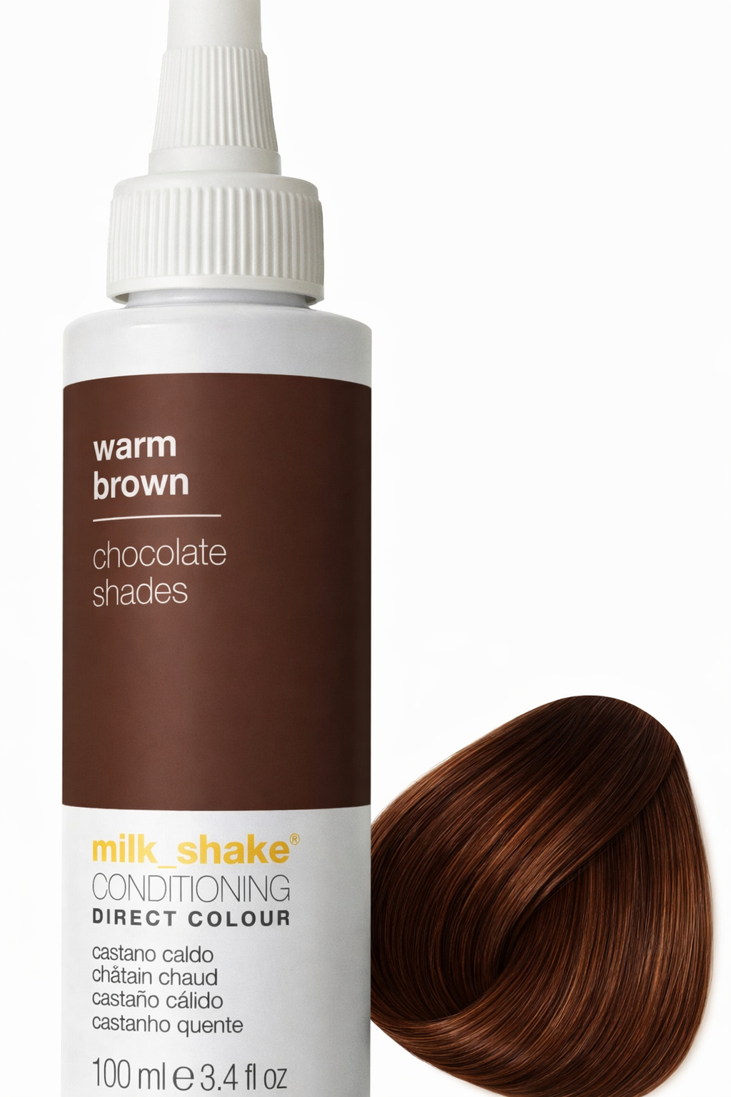 milk_shake milk_shake®Vyživující přeliv pro intenzivní hnědé odstíny s leskem 100ml, exp.: 03/26
