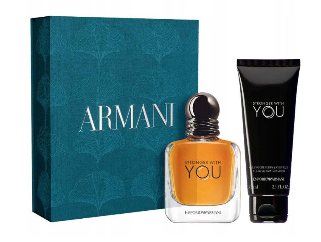 Emporio Armani Stronger With You - EDT 50 ml + sprchový gel 75 ml