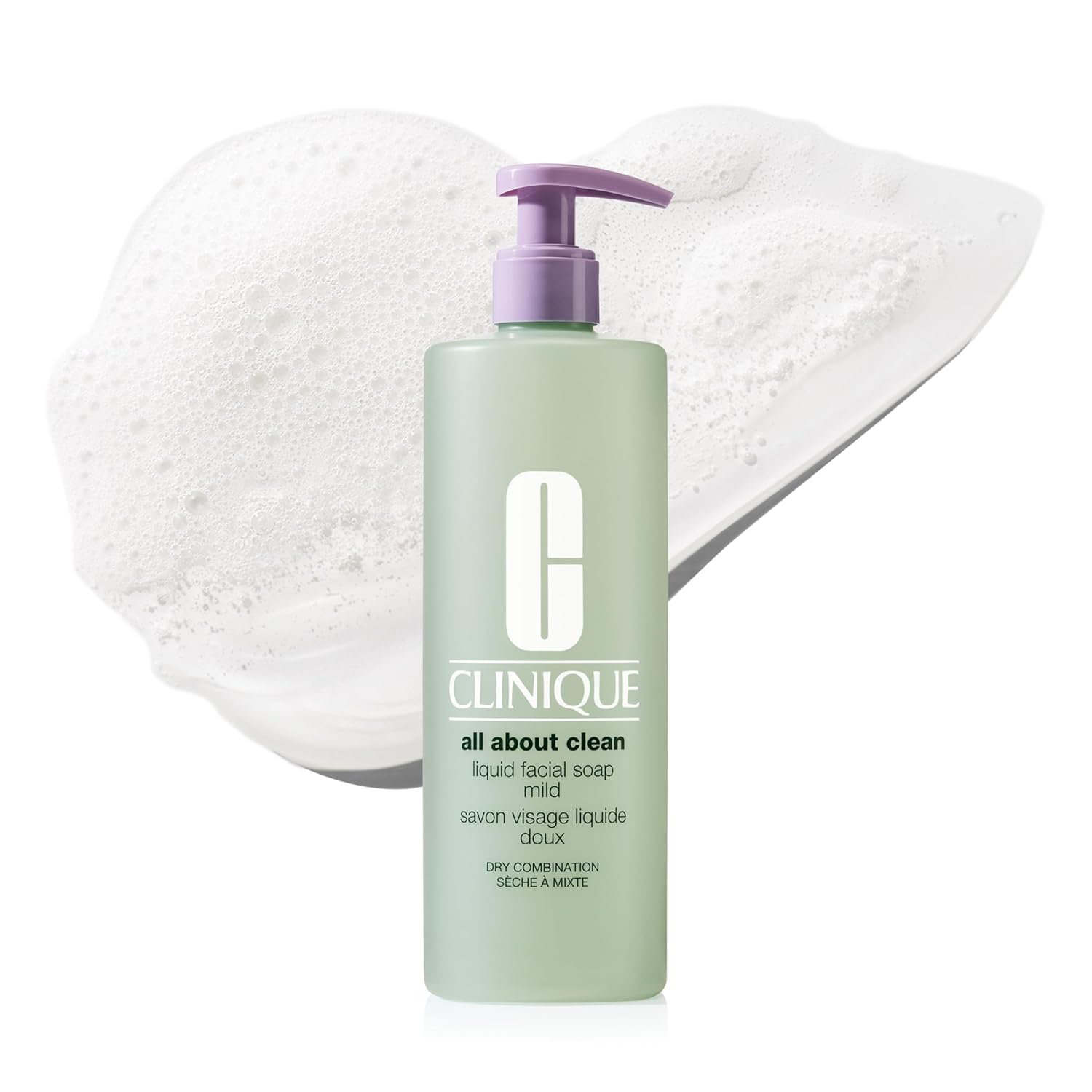 Clinique 3-Step All About Clean jemné tekuté čisticí mýdlo na obličej 400 ml-poškozený aplikátor