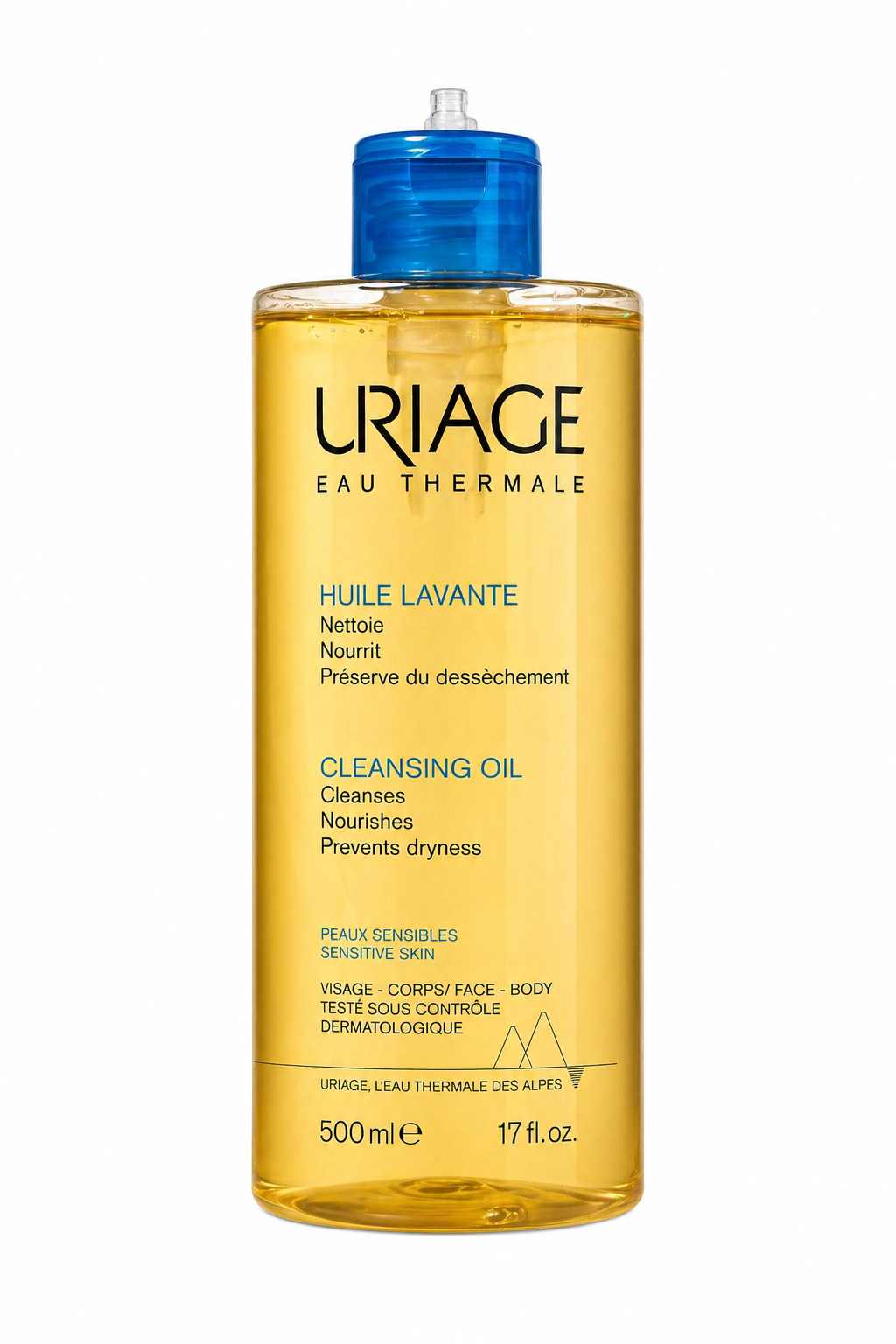 URIAGE Eau Thermale – Huile Lavante (čisticí olej) 500 ml Bez aplikatoru!