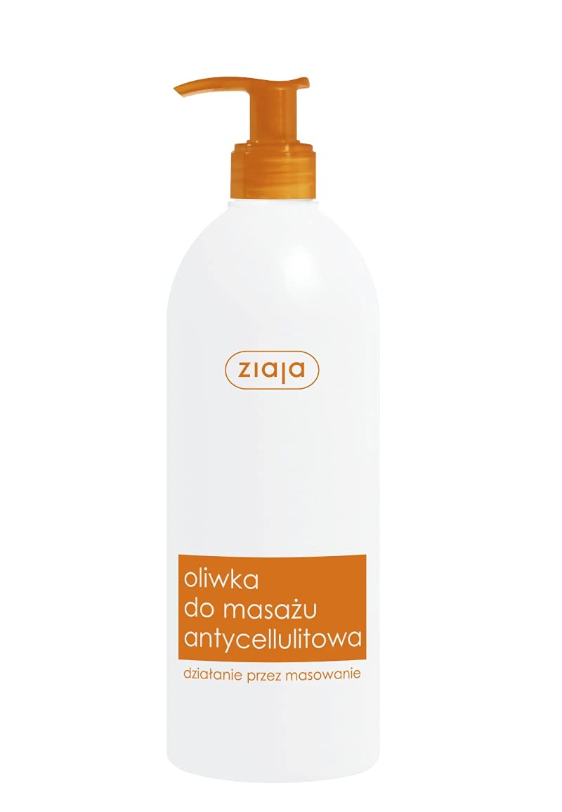 ZIAJA – Anticelulitidní masážní olej s vůní pomeranče – 500 ml-(poškozený aplikátor)