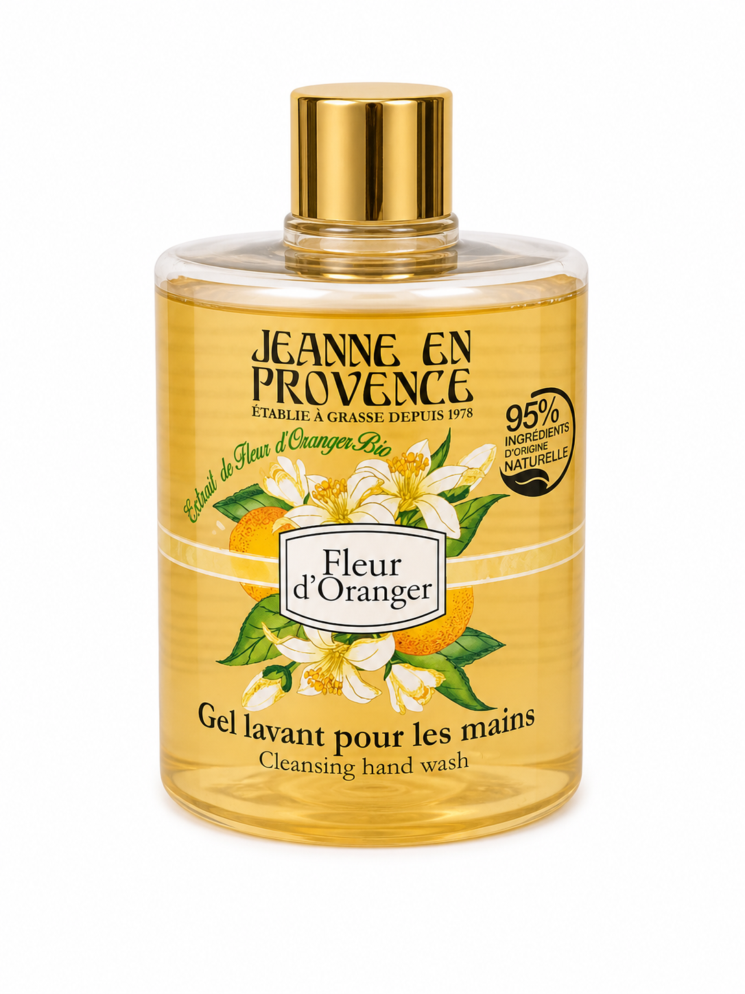 Jeanne en Provence Fleur d’Oranger – tekuté mýdlo na ruce, 500 ml (poškozený aplikátor)
