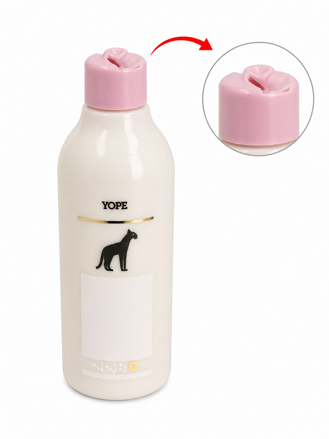 Yope Creamy Musk – hydratační mléko na mytí rukou, 300 ml (poškozený aplikátor)