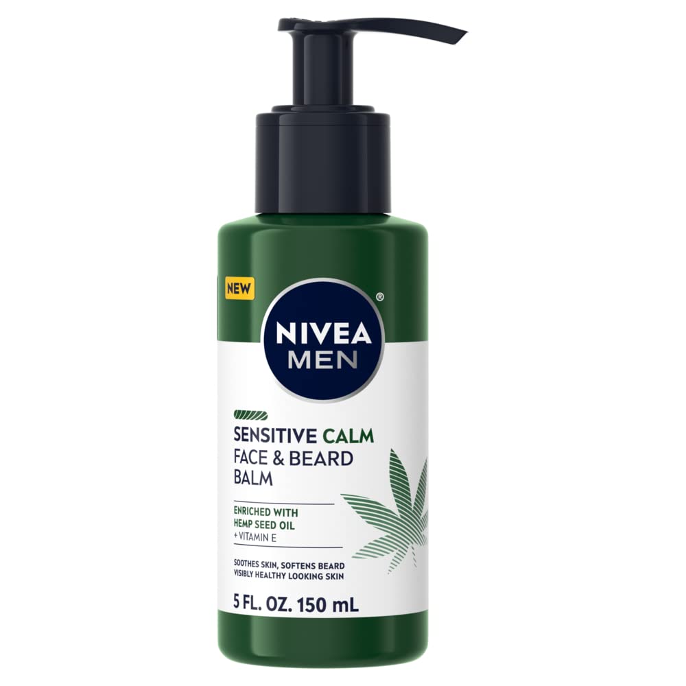 NIVEA Men Sensitive Calm balzám na obličej a bradu 150 ml-(poškozený aplikátor)