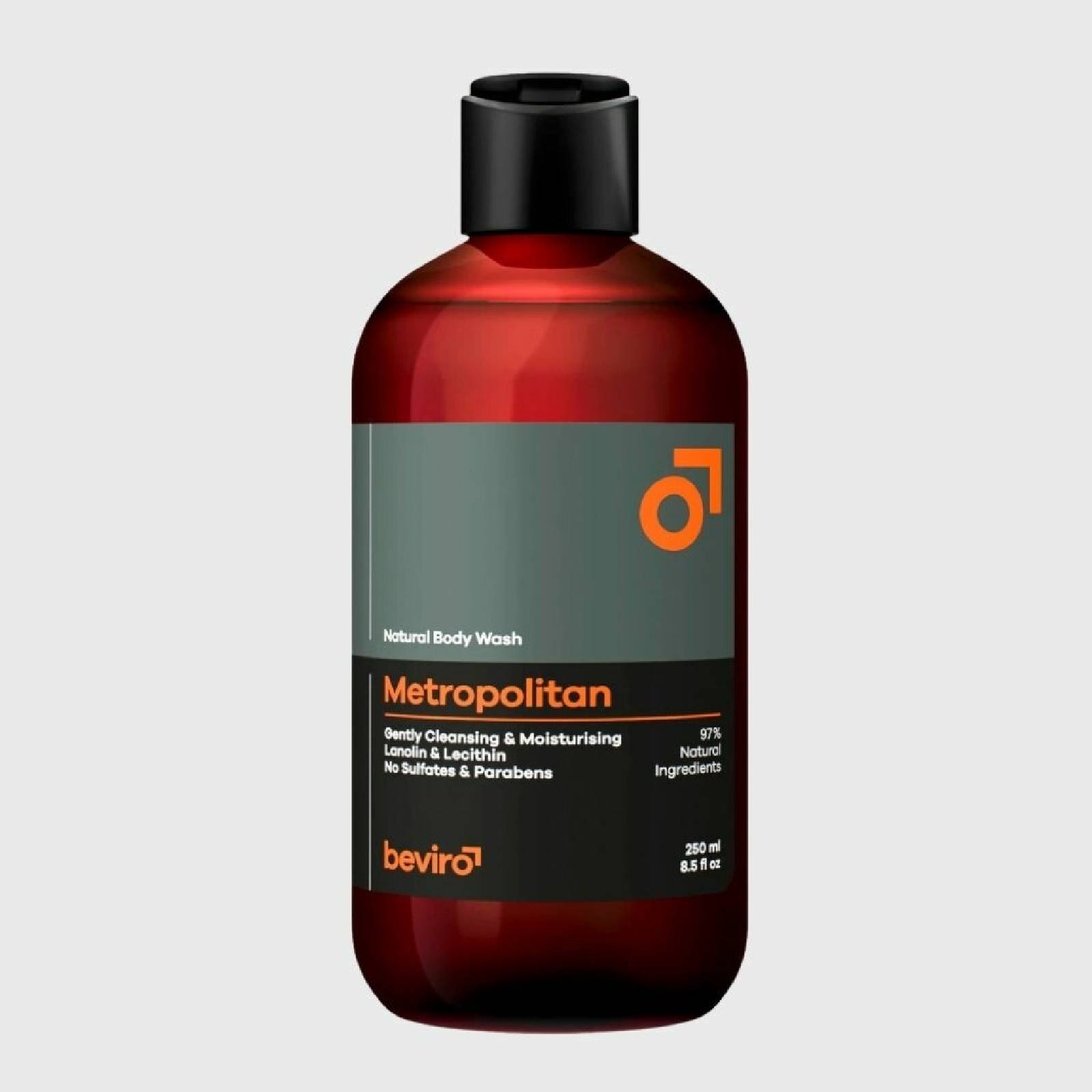 Levně Beviro. Beviro Natural Body Wash sprchový gel Metropolitan 250 ml-(poškozený aplikátor)