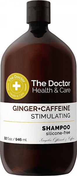 The Doctor Health & Care Ginger + Caffeine Stimulating Shampoo 946 ml-(poškozený aplikátor)