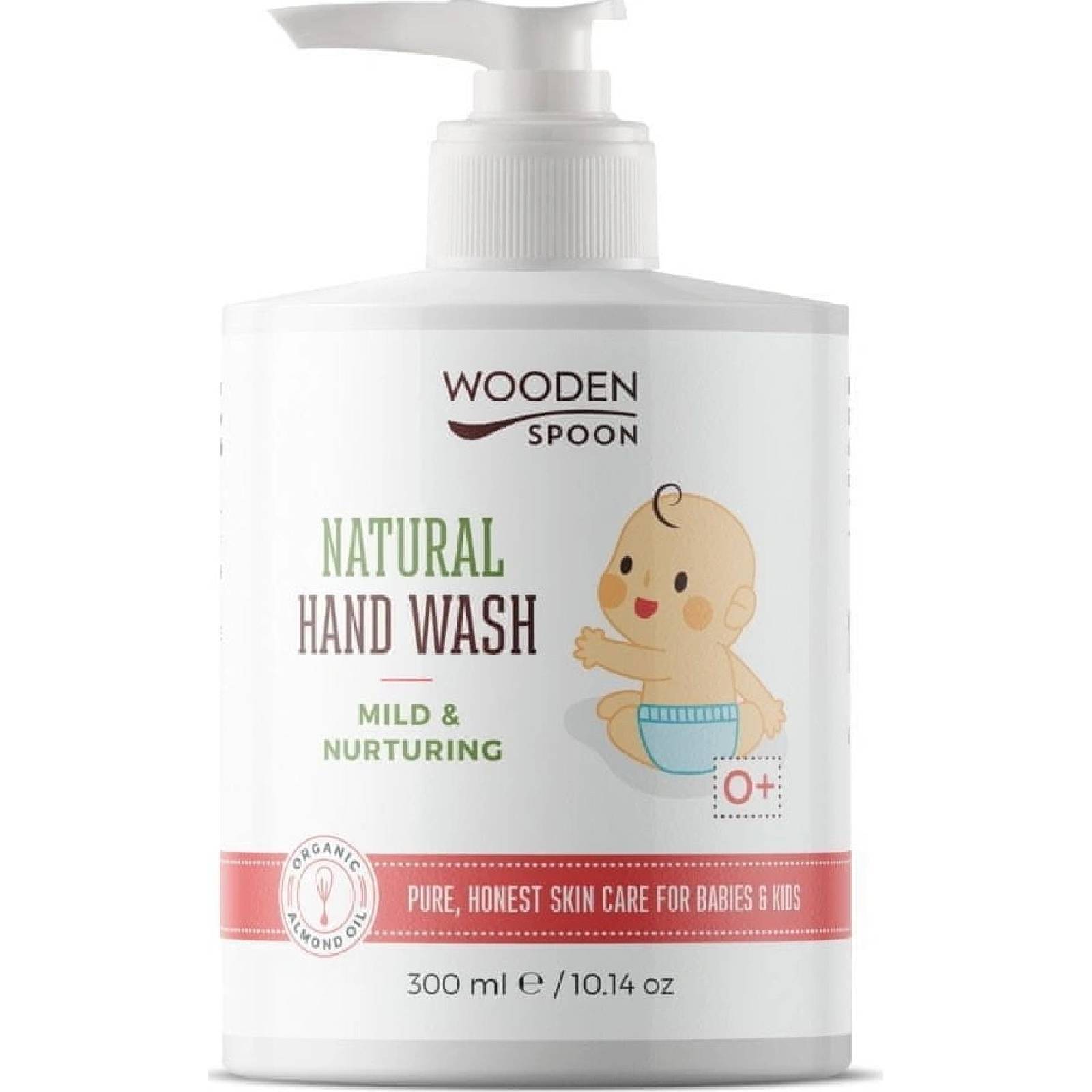 WoodenSpoon Přírodní tekuté mýdlo pro děti 300 ml-(poškozený aplikátor)