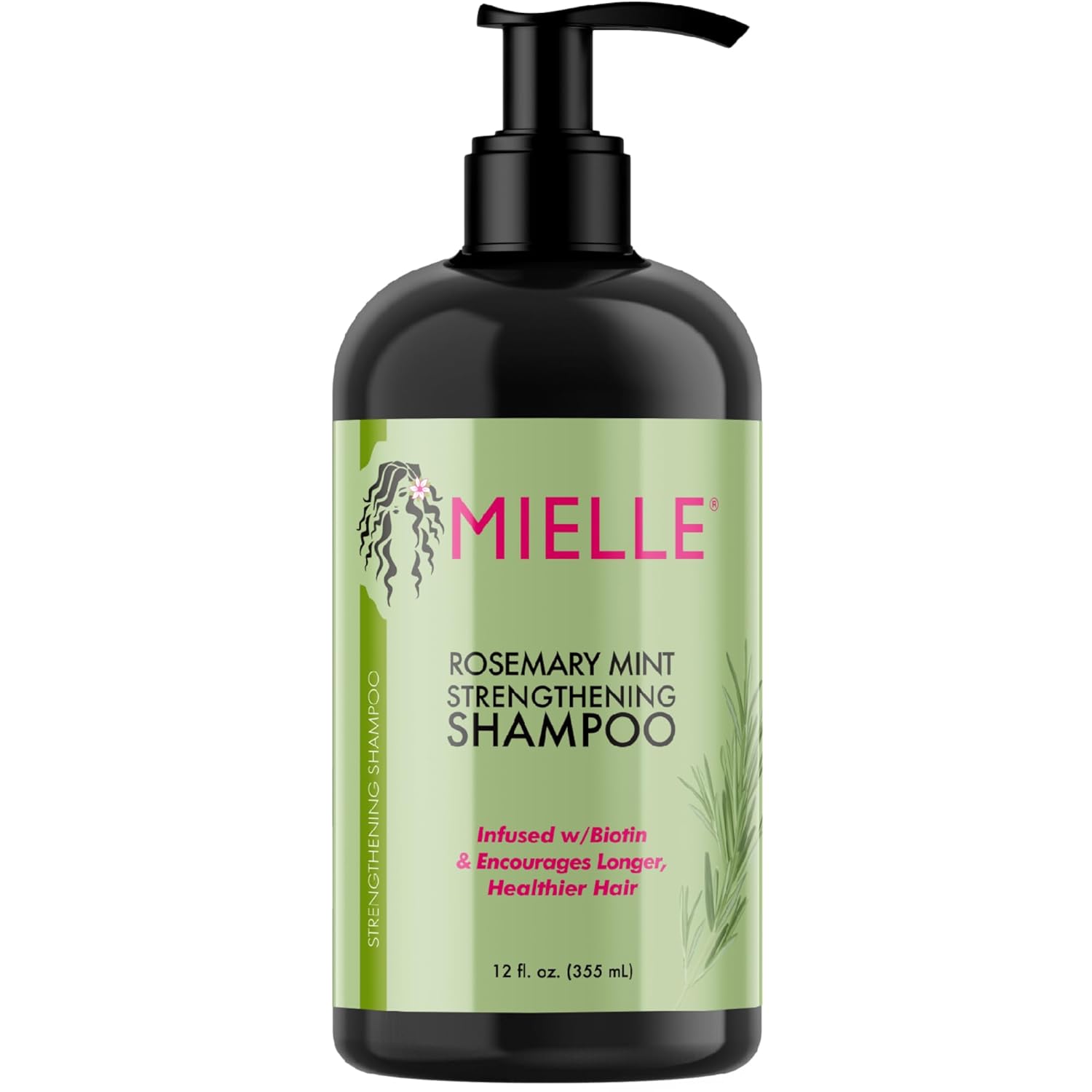 Mielle - Posilující šampon Rosemary Mint 355ml (poškozený aplikátor)