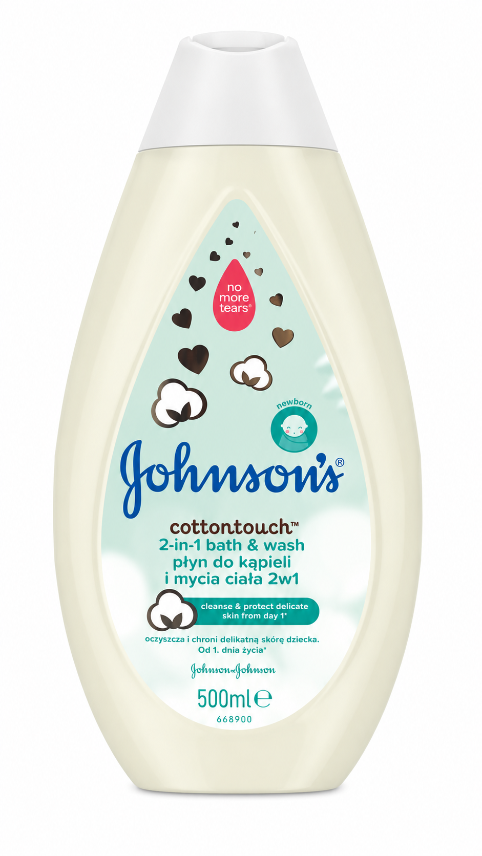 Johnsons Cottontouch koupel a mycí gel 2v1 500ml