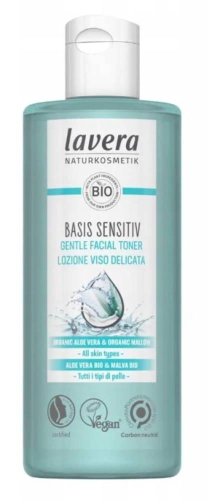 Lavera Jemná hydratační pleťová voda s aloe vera Sensitive 200 ml, EXP. 05/2026