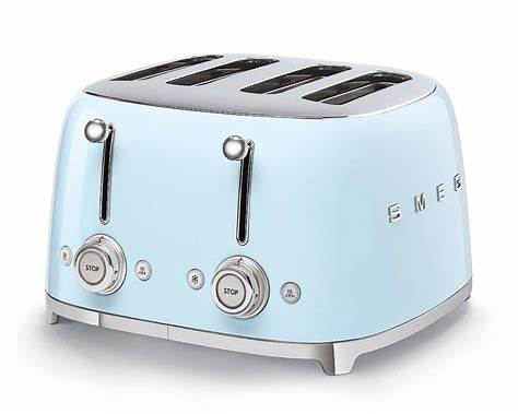 SMEG 4 Slot Steel Topinkovač