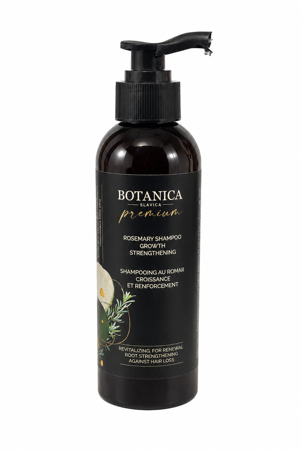 Botanica Slavica Premium rozmarýnový šampon 250ml ( poškozený aplikátor)