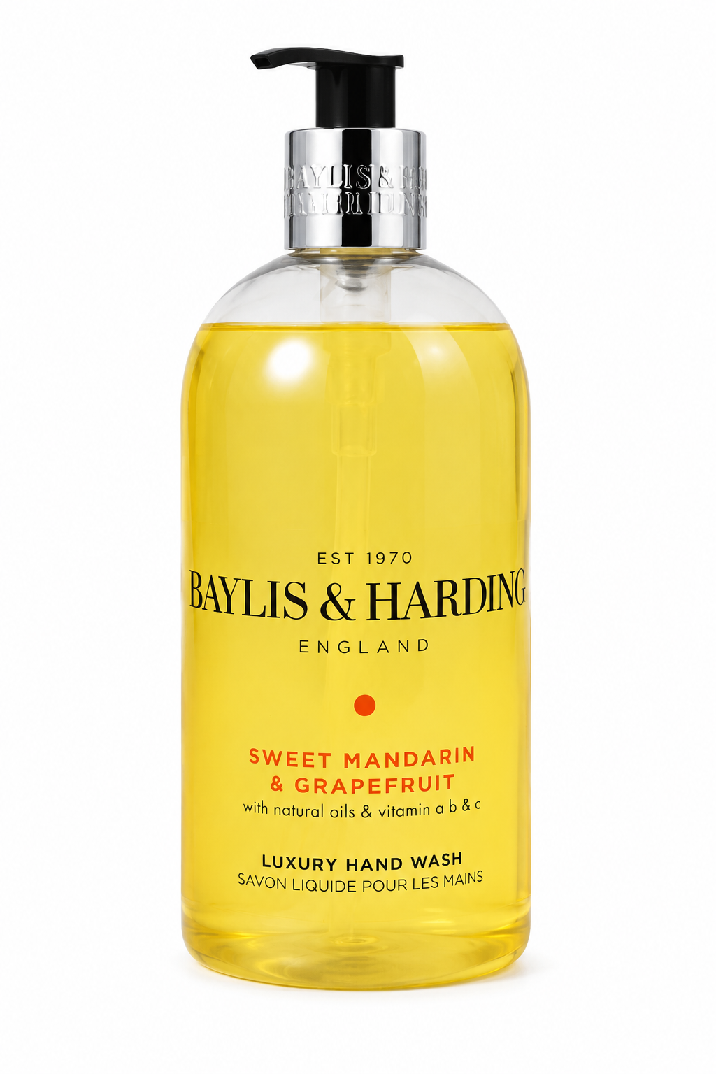 Baylis & Harding Baylis & Hardin Sweet Mandarin & Grapefruit osvěžující tekuté mýdlo 500ml (poškozený aplikátor)