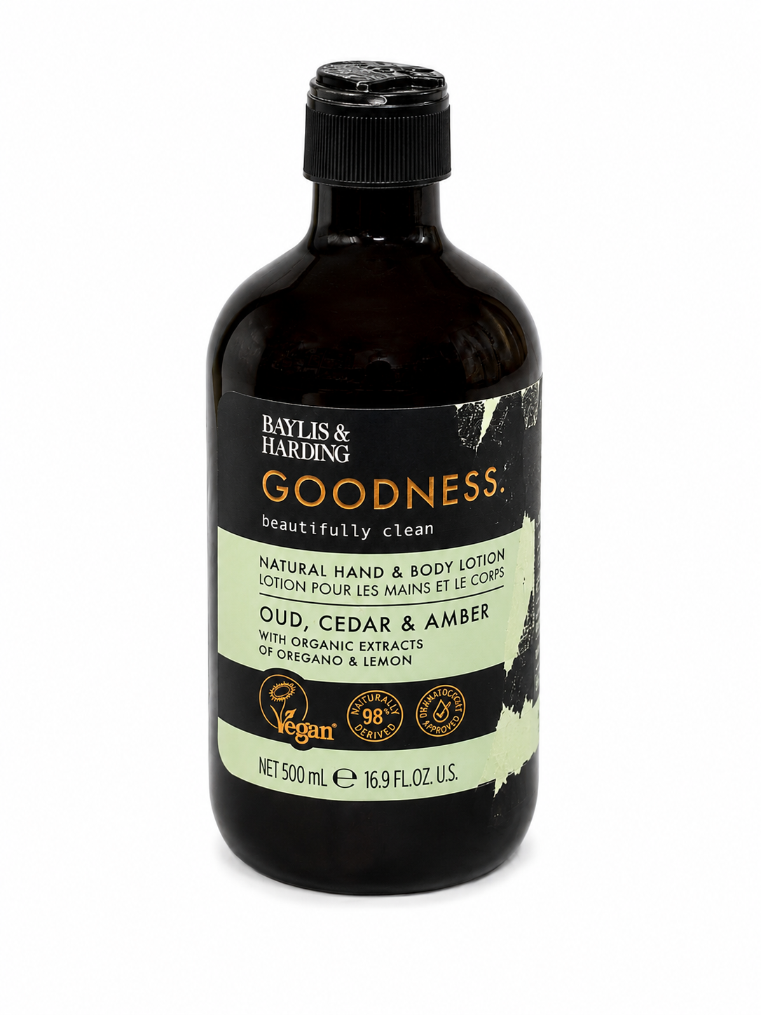 Baylis & Hardin Baylis & Harding Cedar & Amber mléko na ruce a tělo 500 ml (poškozený aplikátor)