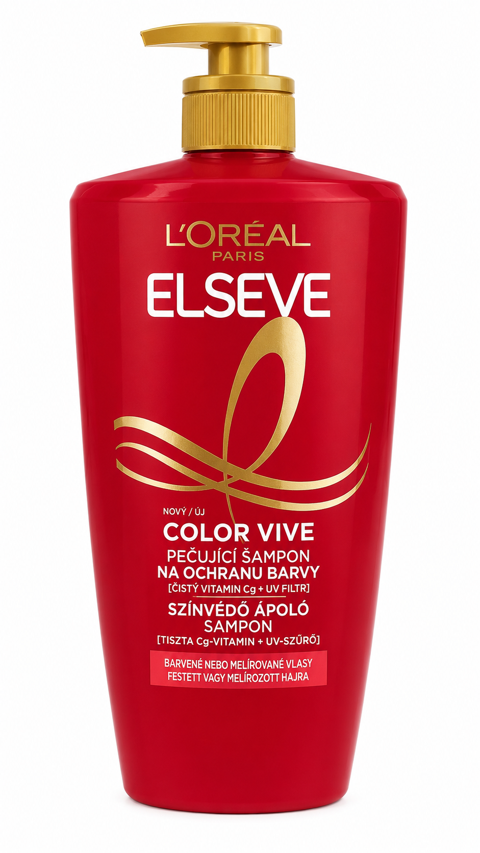L'Oréal Paris   šampon pro barvené a melírované vlasy 1000 ml (poškozený aplikátor)