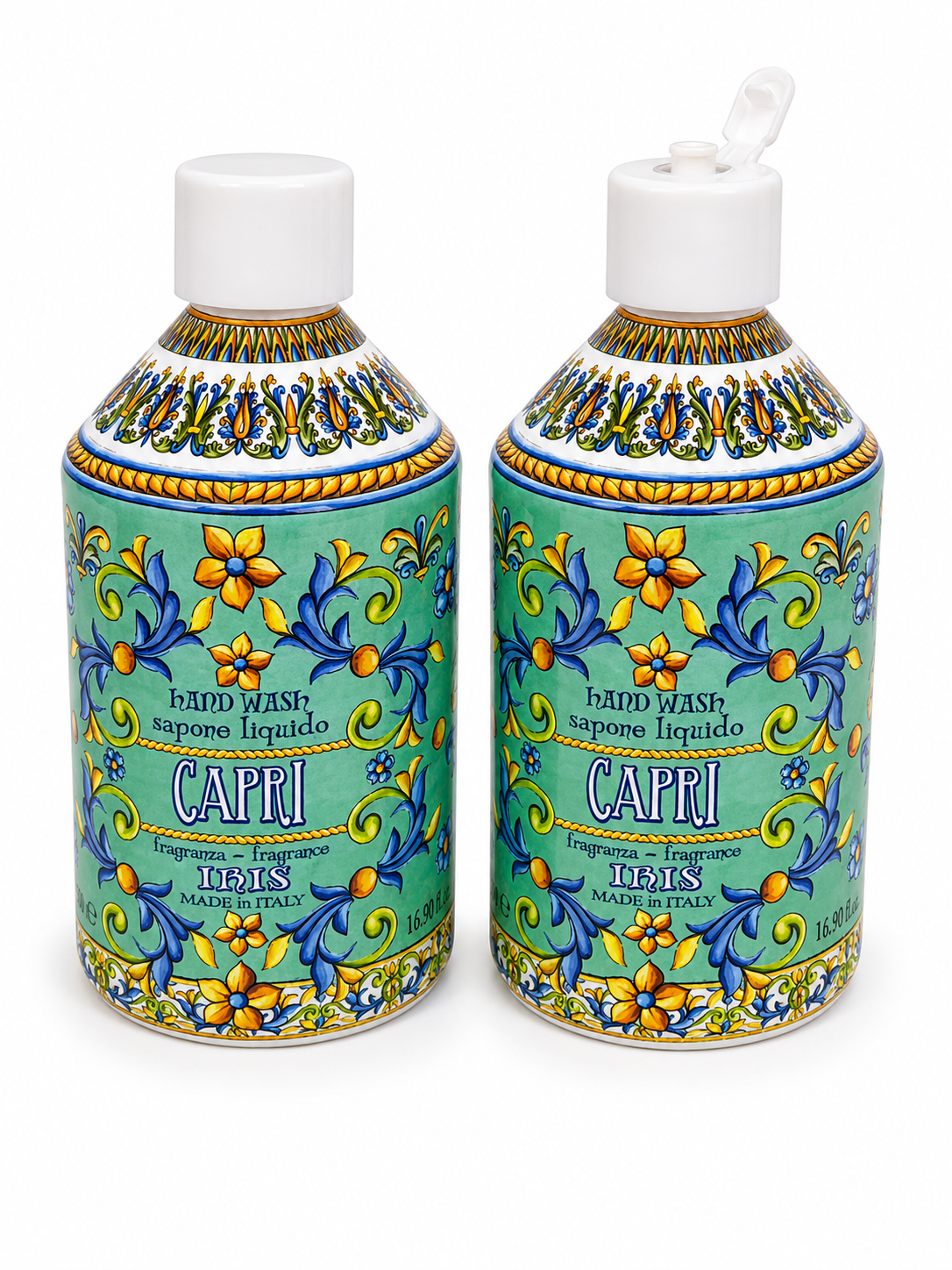 IRI Capri Iris Hand Wash – luxusní tekuté mýdlo na ruce, 500 ml (poškozený aplikátor)