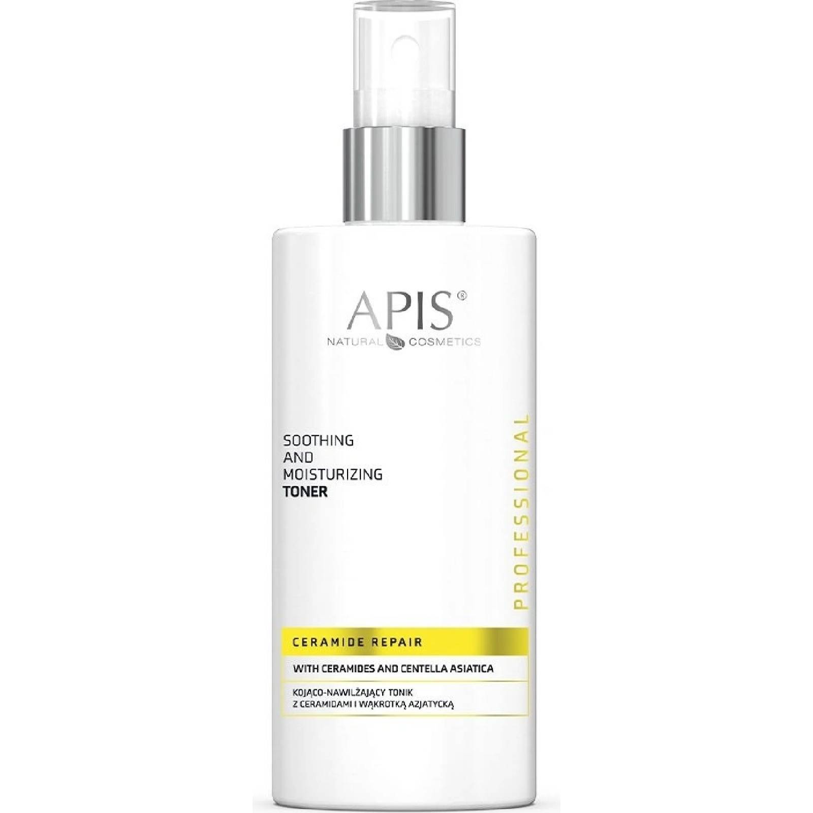 Apis Ceramide Repair zklidňující a hydratační tonikum s ceramidy a Centella Asiatica 300 ml-(poškozený aplikátor)