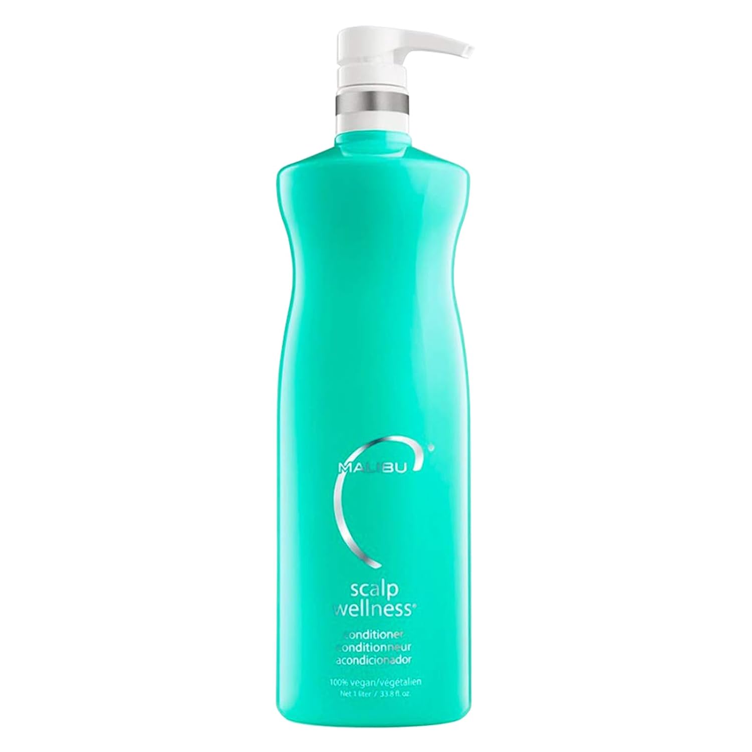Malibu C Scalp Wellness Zklidňující vlasový kondicionér s eukalyptovým a mátovým olejem 1 l-(poškozený aplikátor)