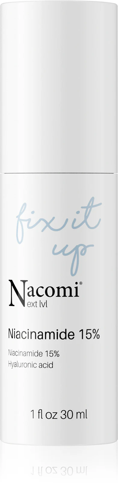 Nacomi Next Level Fix It Up Niacinamide 15% + Hyaluronic Acid, 30 ml,bez krabičky